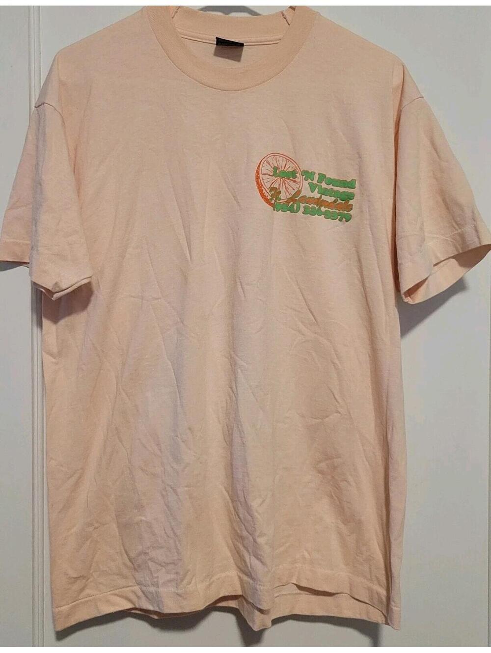 Lost N Found Vintage Thrift Store T Shirt Single Stitch USA Retro Themed XL